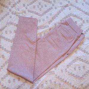 Maurices Bengaline Skinny Ankle Pant taupe purple Small NWOT